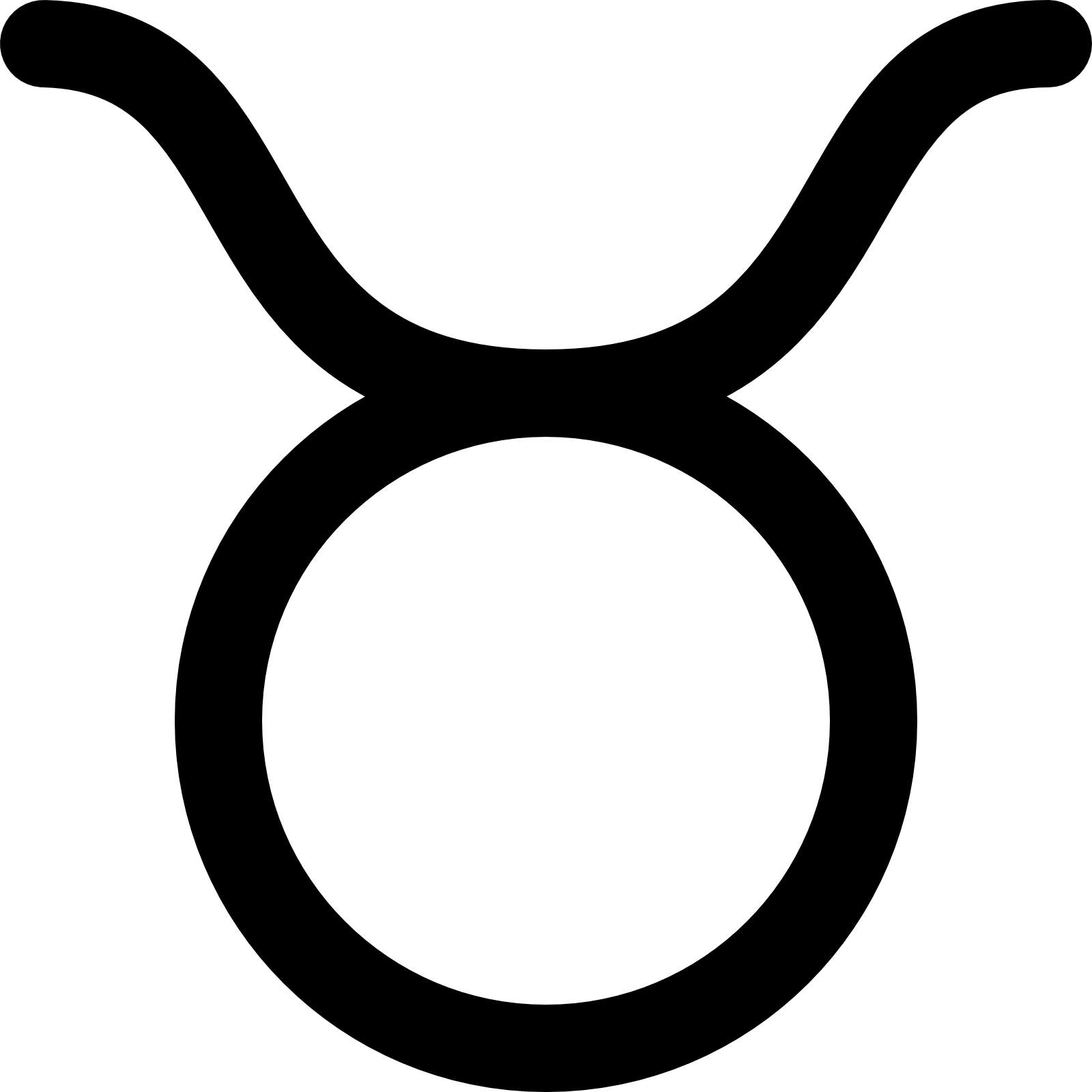 Taurus Png - Taurus Symbol Png (1600x1600), Png Download