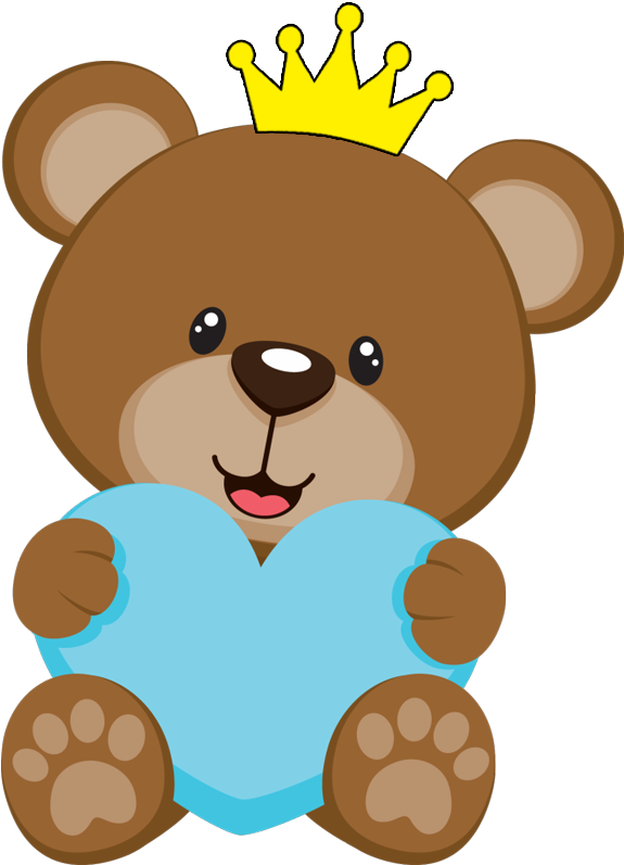 Pin By Joyce Mantelli On Pintar Fraldas - Teddy Bear Baby Shower (674x870), Png Download
