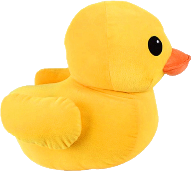 Duck Beak Stuffed Toy - Duck Yellow Png (1000x1000), Png Download