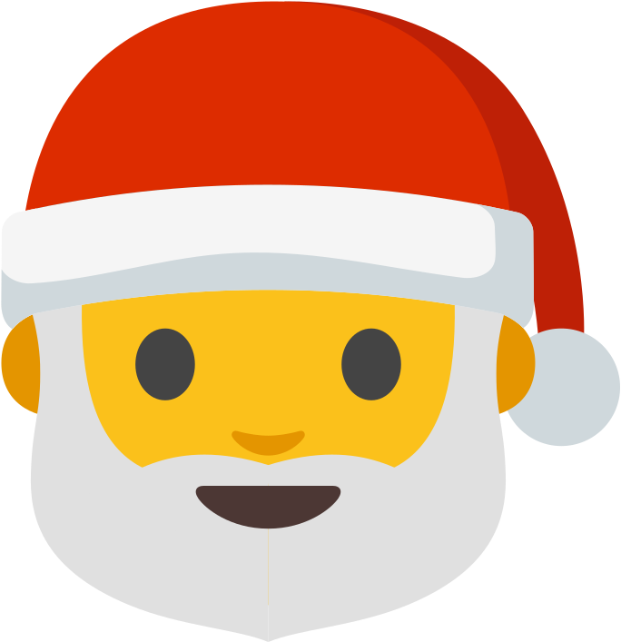 File - Emoji U1f385 - Svg - Emoji Santa Claus Png (768x768), Png Download