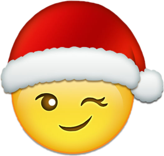 Christmas Emoji Merrychristmas Kruelcandy - Christmas Emoji (523x499), Png Download