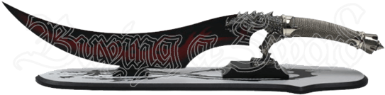 Red Blade Fire-breathing Dragon Dagger - Fire Breathing (550x550), Png Download