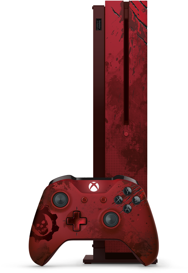 Pack Xbox One S Gears Of War 4 - Xbox One S Console Gear Of War 4 (1080x1080), Png Download
