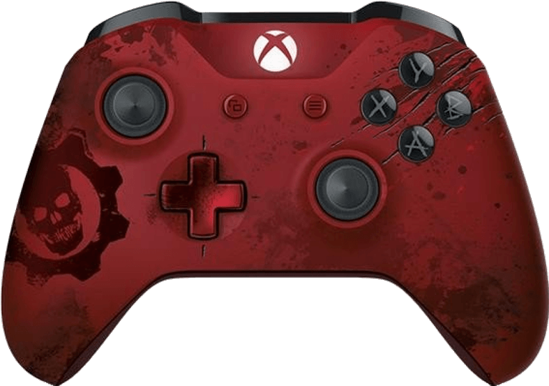 On Aime Microsoft Manette Sans Fil Xbox One Gears Of - Gears Of War 4 Xbox One Controller (786x587), Png Download