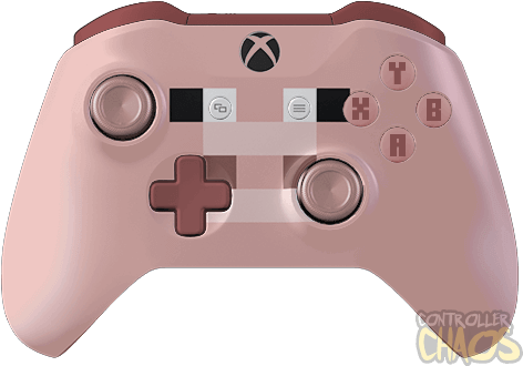 Authentic Microsoft Quality - Pig Xbox One Controller (474x340), Png Download
