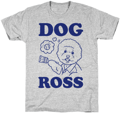 Dog Ross Mens T-shirt - Literature T Shirt (484x484), Png Download