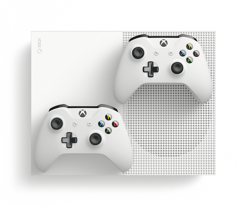A-xbox One S 1tb Two Controller Console Bundle - Microsoft Xbox One S (800x800), Png Download