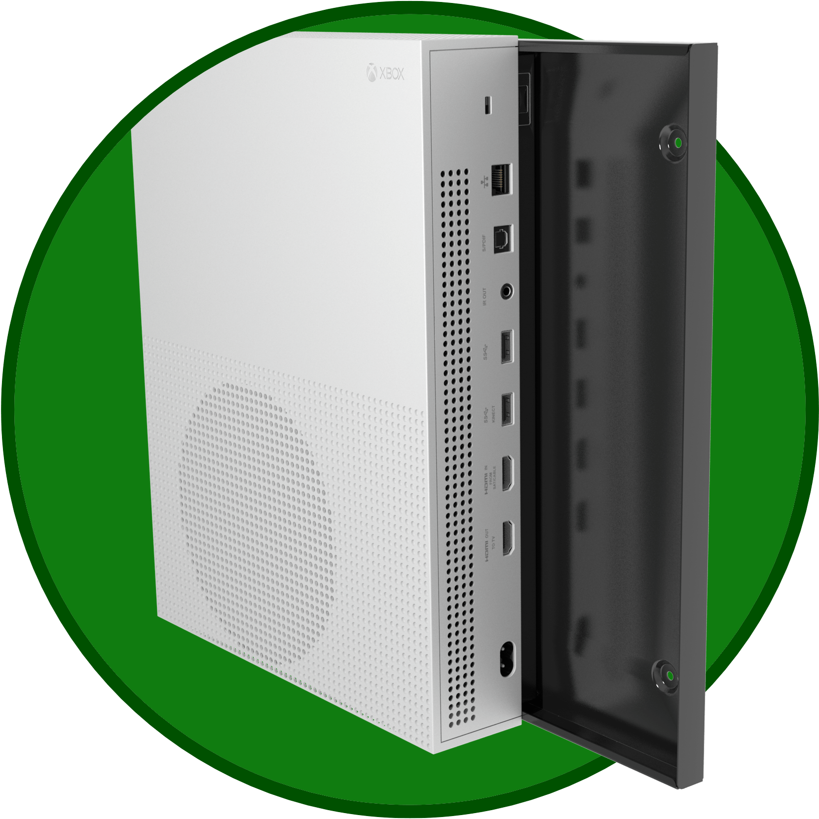 Xbox One S Wall Mount Cb - Xbox One Controller (1800x1800), Png Download