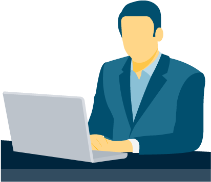 You Apply Submit Your Resume And Cover Letter Through - Businessperson (418x417), Png Download