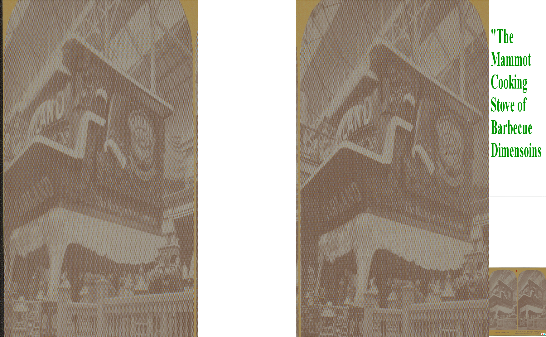 The Mammoth Cooking Stove Of Barbecue Dimensions - Scrapbooking (1920x1080), Png Download