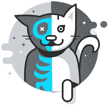 Schrödinger's Cat Illustration - Кот Шредингера (408x408), Png Download