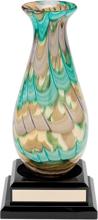 Multi-colored Vase On A Base - Vase (800x800), Png Download
