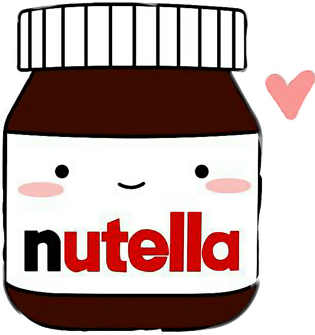 Cute Nutella (618x658), Png Download