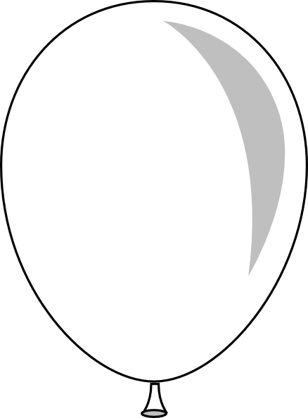 How To Set Use New Outline Balloon Clipart (438x594), Png Download