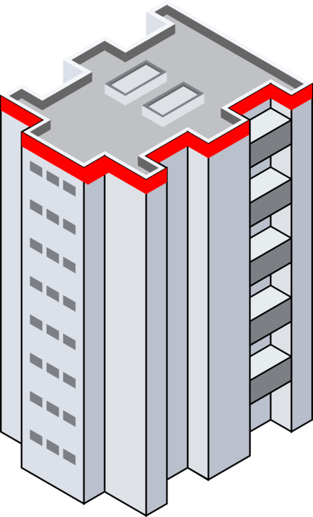 Commercial Building Computer Icons Download Art - Png Transparent Clipart Building (454x749), Png Download