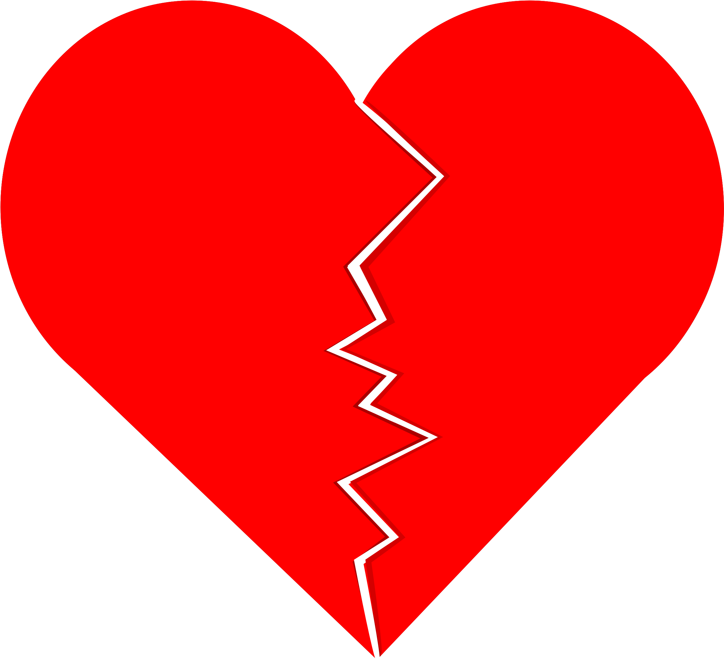 Broken Heart Png Images - Heart Shape Clipart (2400x2379), Png Download