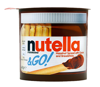 47237 - Nutella Breadsticks (570x460), Png Download