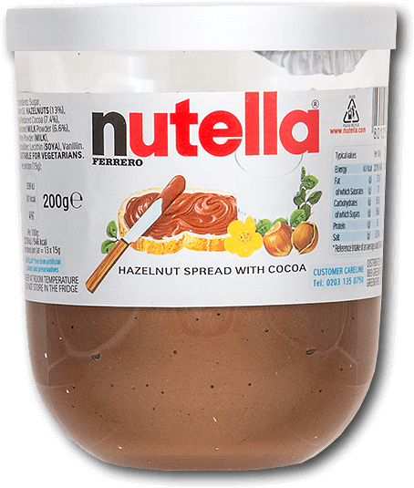 Nutella 200g (600x600), Png Download
