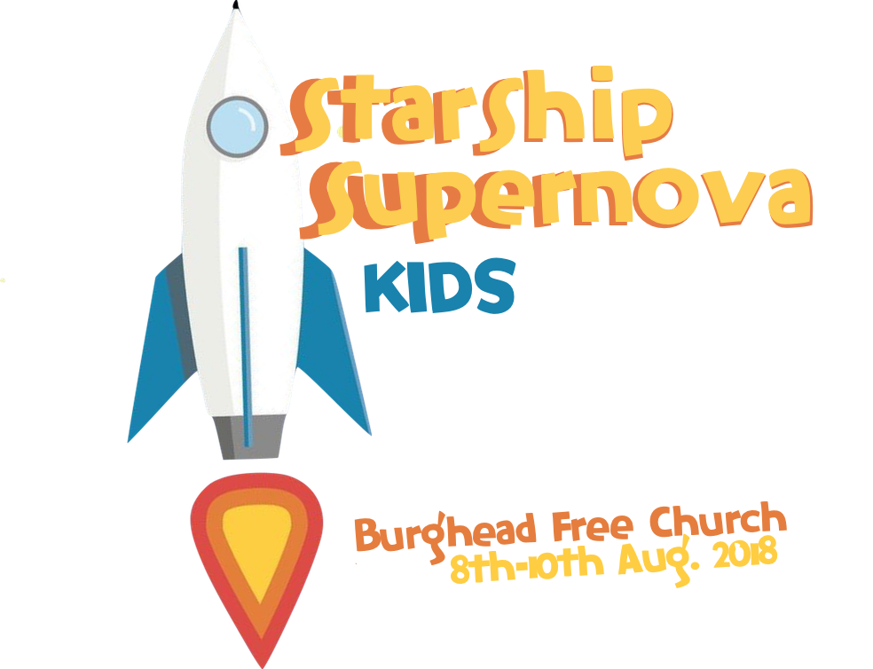Starship Logo Trans For Dark Backgrounds - Burghead Free Church (984x754), Png Download