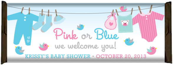 Baby Clothes Line Png Picture Library - Baby Clothes Line Png (600x248), Png Download