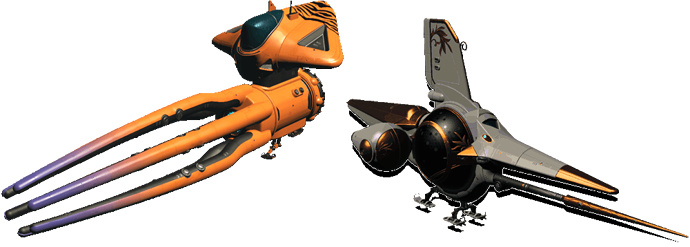 No Man's Sky Pilots - No Man S Sky Exotic (690x247), Png Download