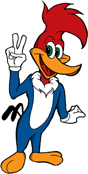 My Second Woody Woodpecker By Dimytriart - Woody Woodpecker Logo Png (434x800), Png Download