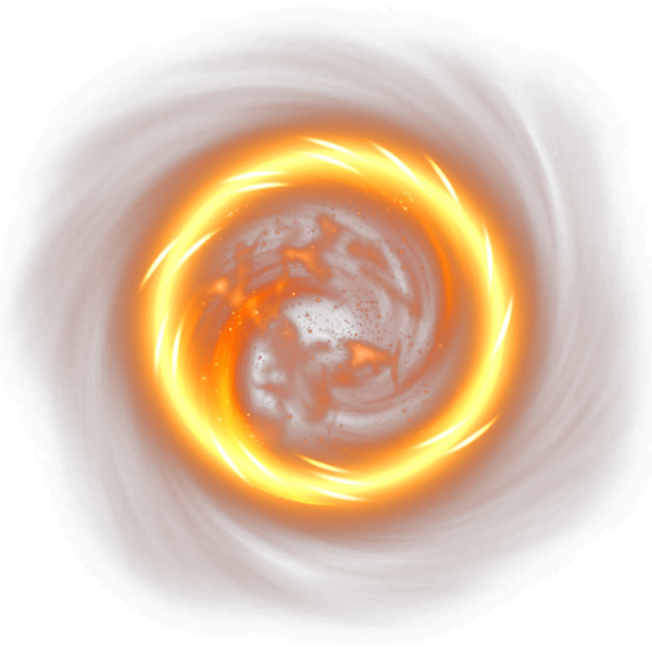 Circle Fire Png Transparent Download - Macro Photography (600x600), Png Download