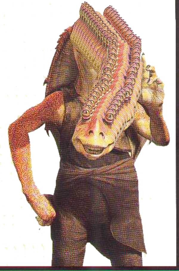 Jar Jar Binks Qui-gon Jinn - Jar Jar Binks Transparent (333x505), Png Download