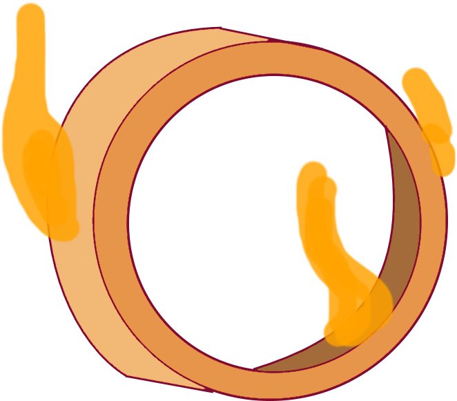 Fire Onion Ring - Students' Union (700x700), Png Download