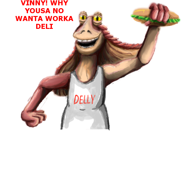 Image - Jar Jar Binks (600x600), Png Download
