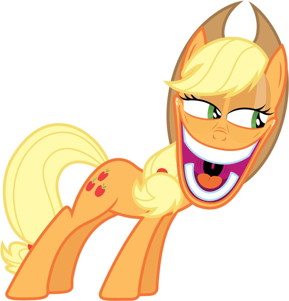 Absurd Res, Applejack, Artist - Mlp Crazy Applejack (989x1024), Png Download
