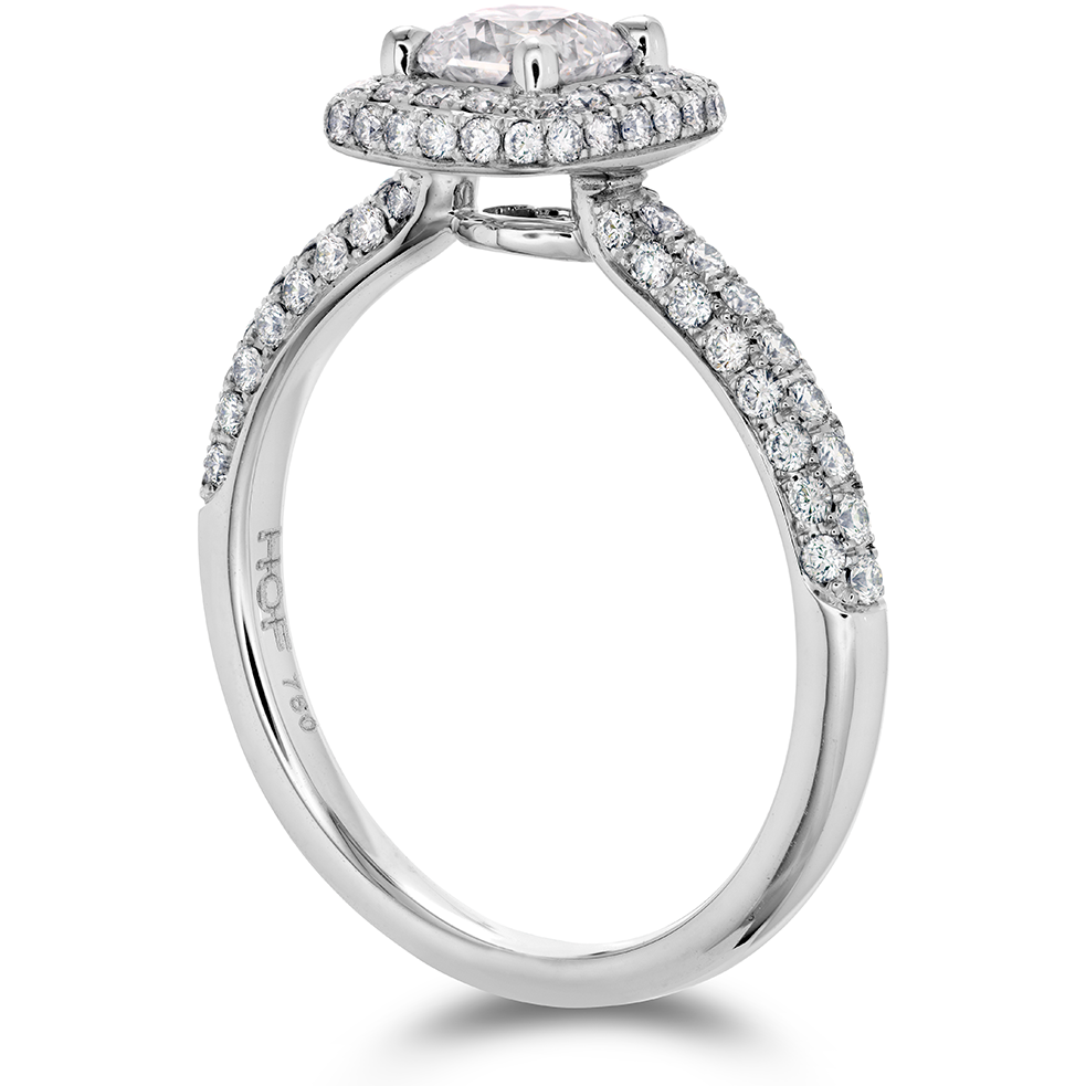 Hearts On Fire Euphoria Dream Engagement Ring Murphy - Princess Cut 1.60 Ct Diamond Solitaire Real 14k White (1666x1252), Png Download