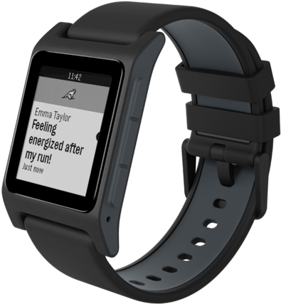 Pebble 2 Smartwatch Heart Rate Black Coming Soon - Pebble Watch 2 (450x450), Png Download