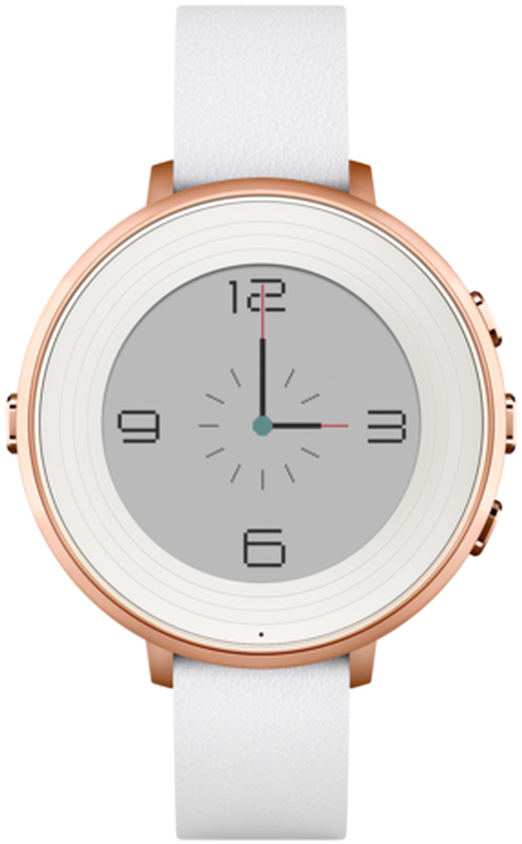 Pebble Time Round Colors - Pebble Time Round 14mm Rose Gold (770x1243), Png Download