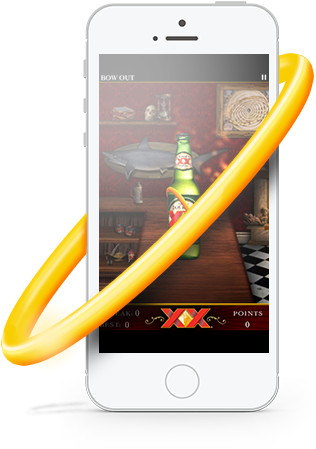 The Dos Equis Fire Ring Toss App Has Created A Much - Iphone (470x500), Png Download