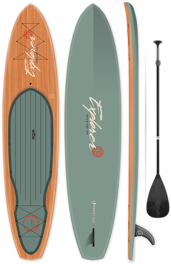 Yolo 12' Hammerhead Explorer Sup - Standup Paddleboarding (641x1023), Png Download