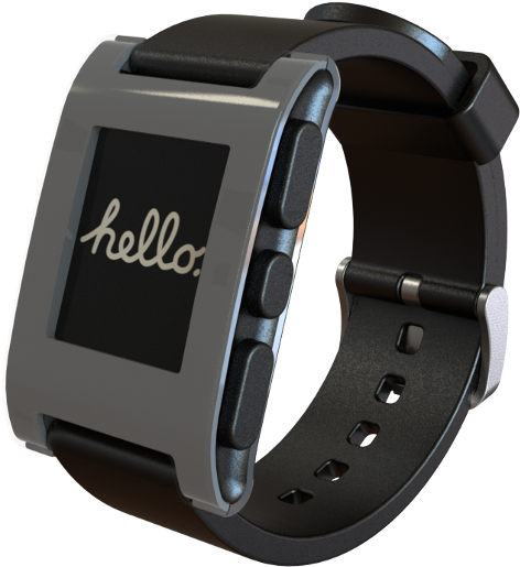 “your Pebble Has Shipped ” It Proclaimed, And On June - Pebble E-paper Smart Watch For Iphone And (600x566), Png Download