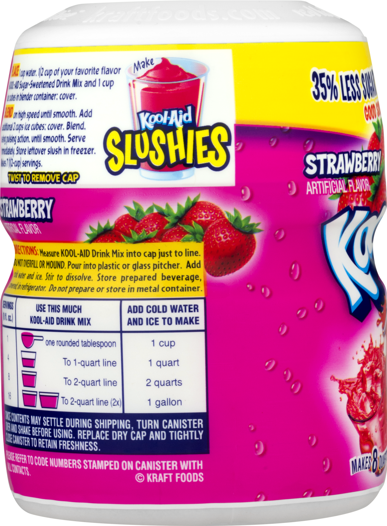 Kool-aid Drink Mix, Cherry - 19 Oz Canister (1800x1800), Png Download