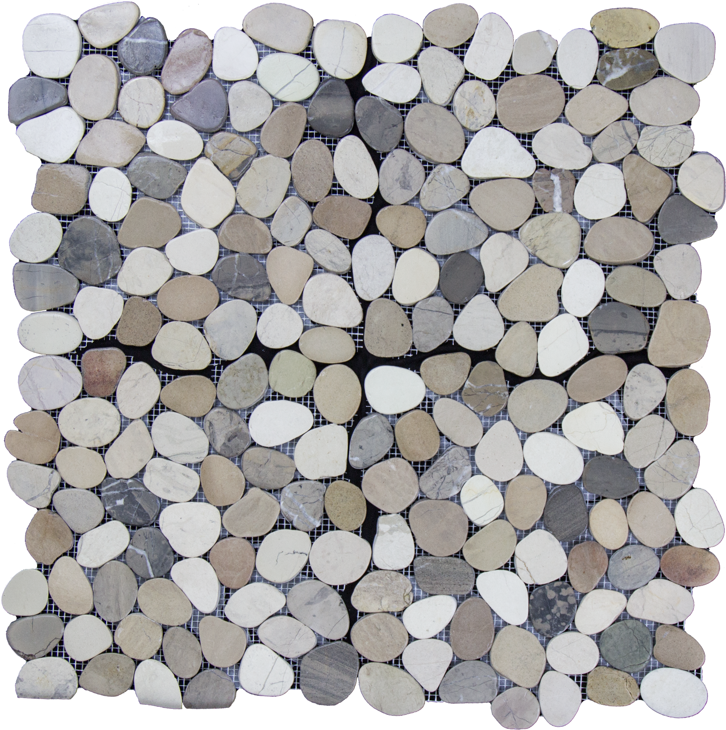 Cafe Indonesian Pebble Mosaic - Mosaic (2700x2700), Png Download