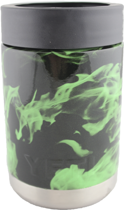 Green Naughty Flames - Coffee Cup (1080x1080), Png Download