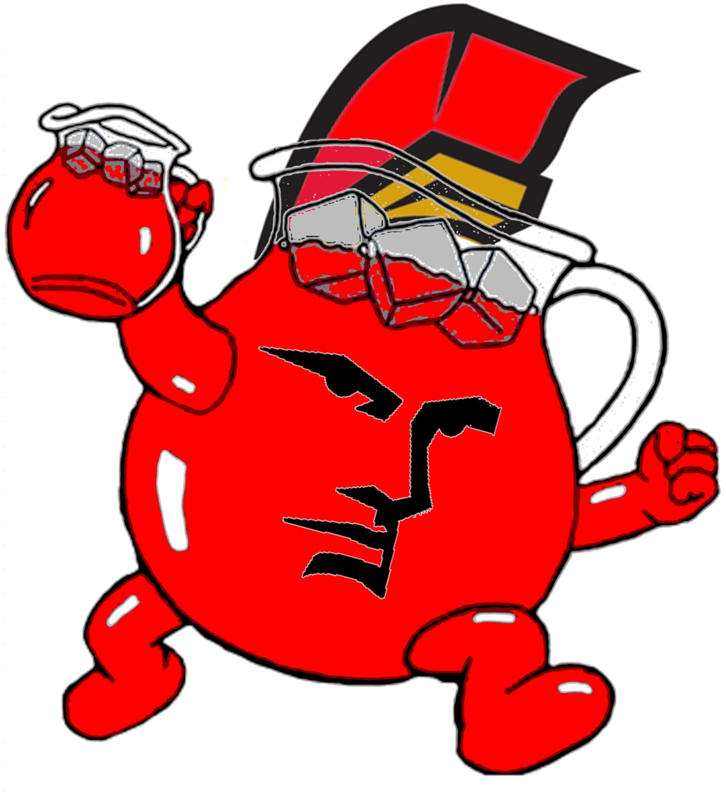 Malkin To The Kings - Kool Aid Man Oh Yeah (3201x3501), Png Download