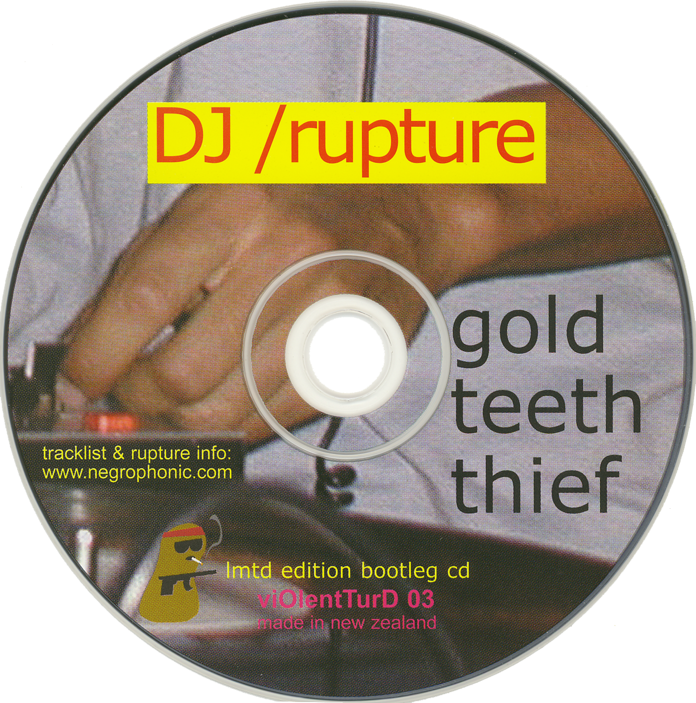 00 Gold Teeth Thief - Dj Rupture Gold Teeth Thief (1401x1415), Png Download