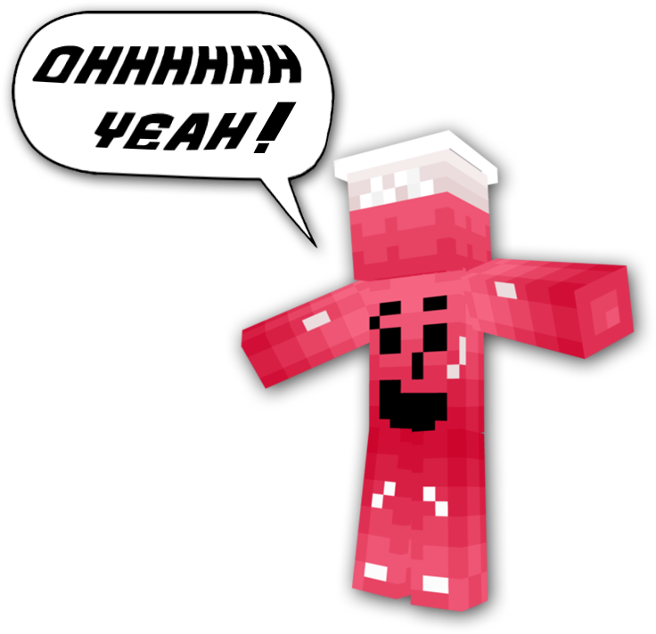 Here Is A Preview Of My Skin, Kool Aid Guy - Minecraft (800x800), Png Download