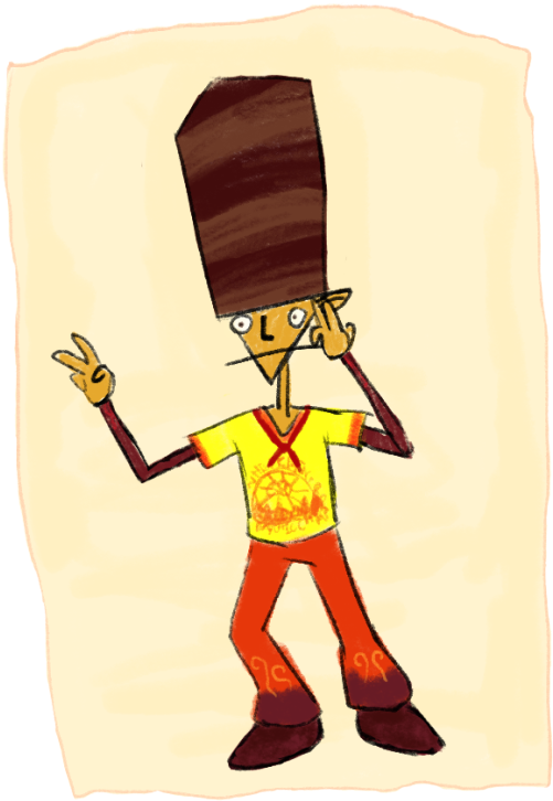 Me Using Telekinesis - Cartoon (500x737), Png Download