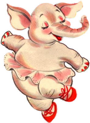 Dancing Elephant Imagimeri - Dancing Elephant (312x413), Png Download