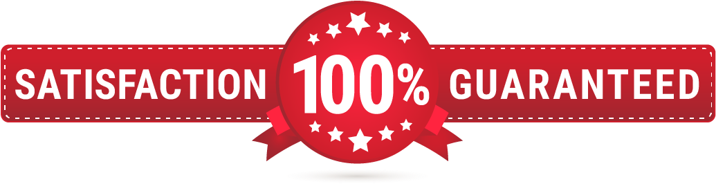 Satisfaction Guaranteed - Emblem (1058x273), Png Download