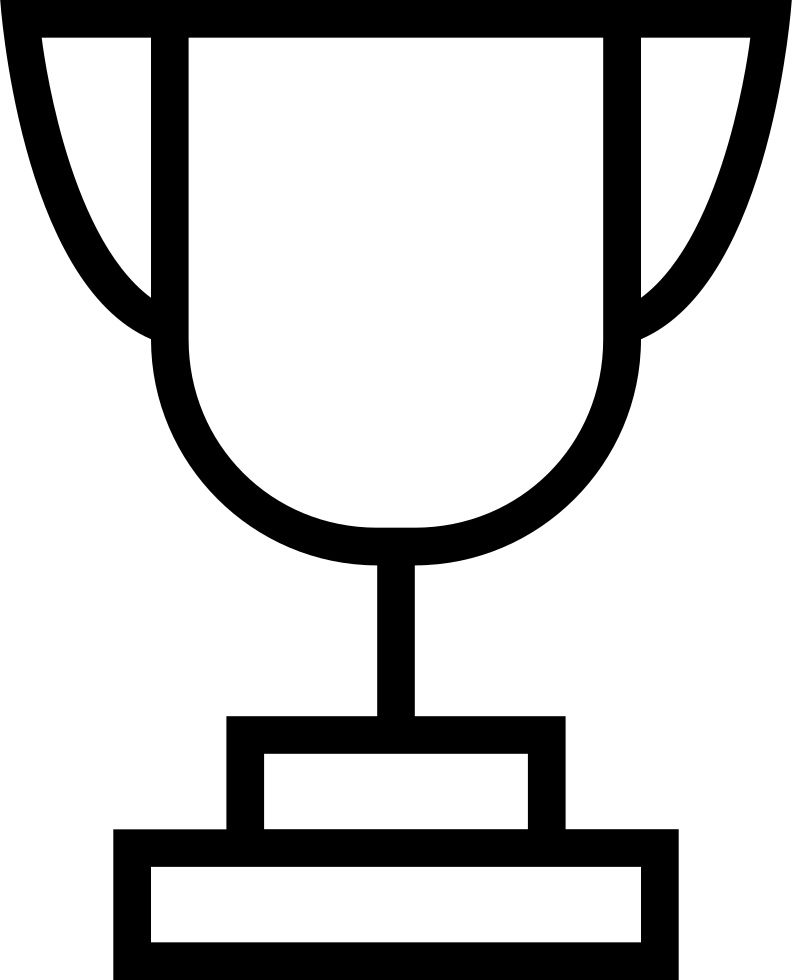 Png File - Trophy Outline Icon Png (792x980), Png Download