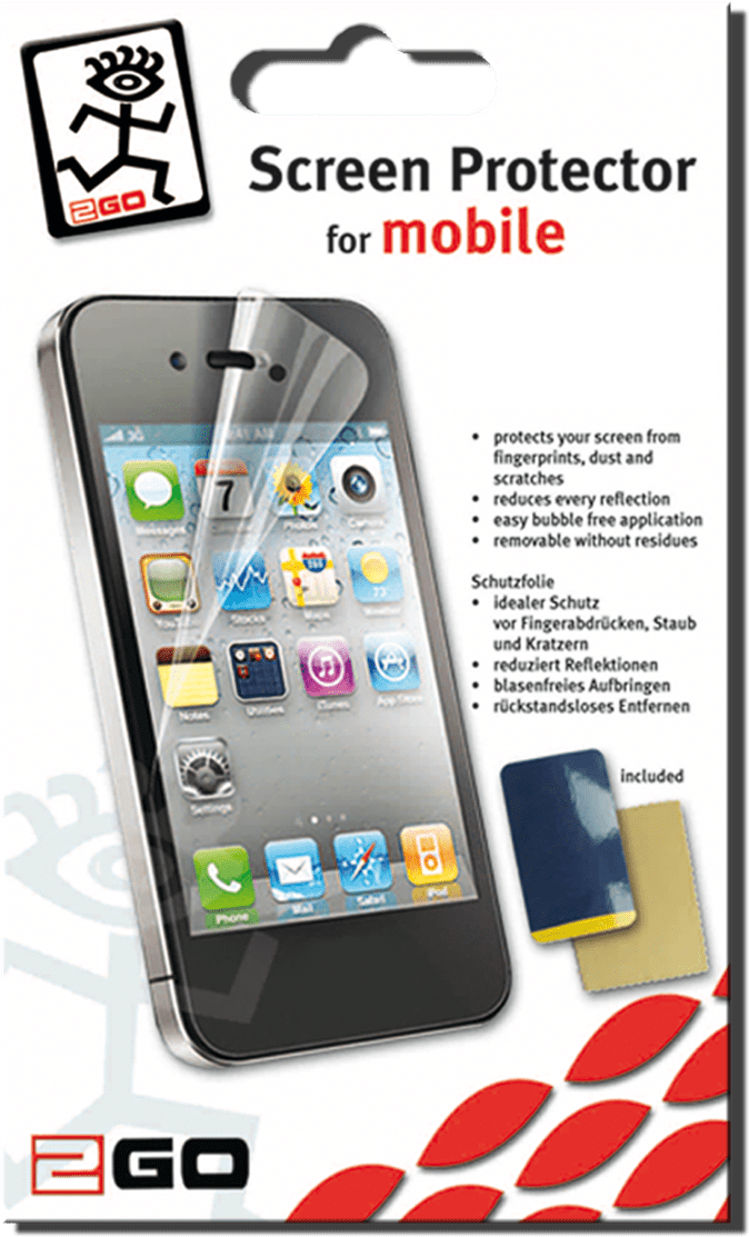 Display-schutzfolie Für Samsung S8500 Wave - Iphone 4 (1280x1280), Png Download