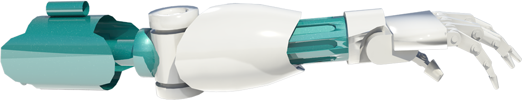 Hand ‐ Open Bionics / John Hopkins University - Robot (1046x335), Png Download