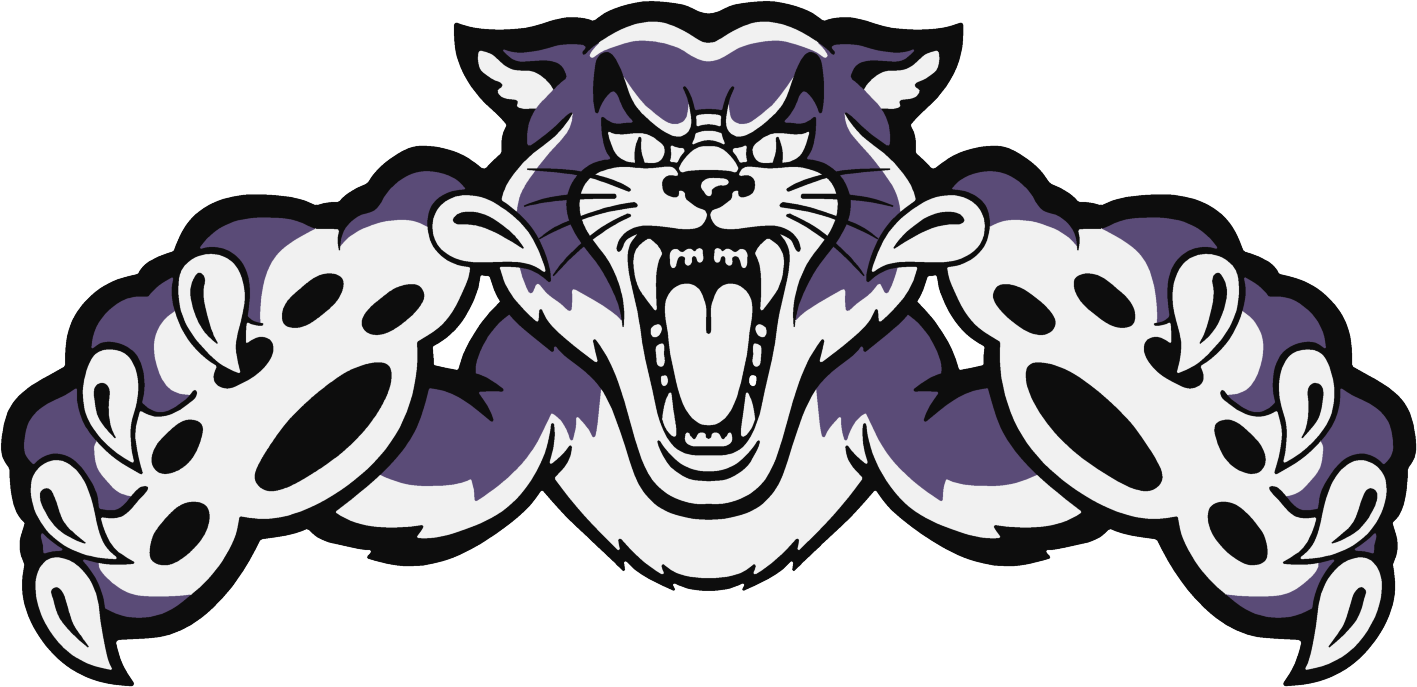 Arizona Wildcats Logo Picture Clipart - Wildcat Png (4777x2337), Png Download
